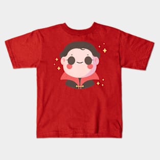 Funny and Happy Cute Vampire Cartoon Character for Halloween Kids T-Shirt